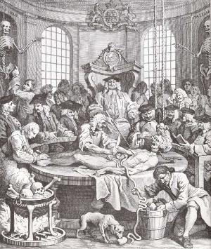 Hogarth, detail from The Reward of Cruelty, 1750/1