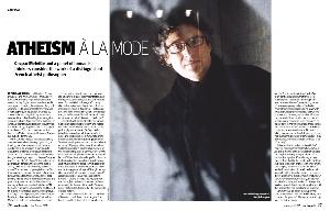 Michel Onfray spread in New Humanist July/August 2007