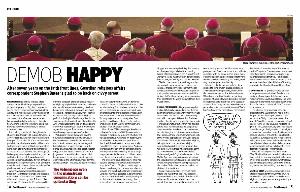 Stephen Bates' spread from New Humanist, November/December 2007