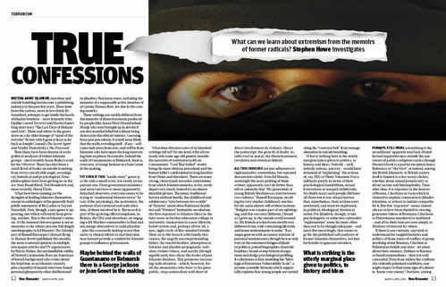 Stephen Howe's spread from the March/April 2008 issue of New Humanist