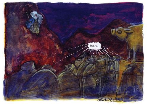 The Ten Commandments by Martin Rowson