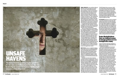 Rahila Gupta's pages from New Humanist, Jan/Feb 2009