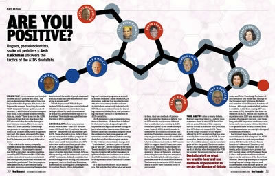 Seth Kalichman's pages from New Humanist, Nov/Dec 2009