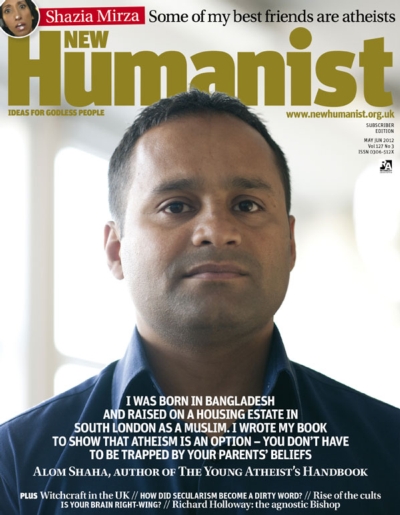Cover of May/June 2012 issue of New Humanist