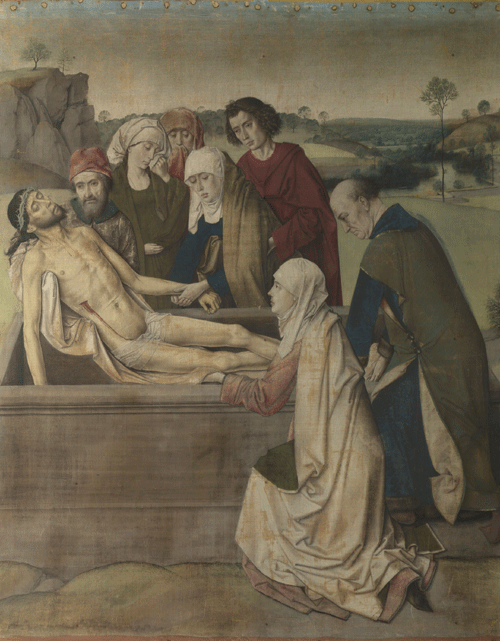 Dieric Bouts’s “The Entombment” (c. 1450), a landmark in changing conceptions of the sacred. The National Gallery, London Dieric Bouts: The Entombment