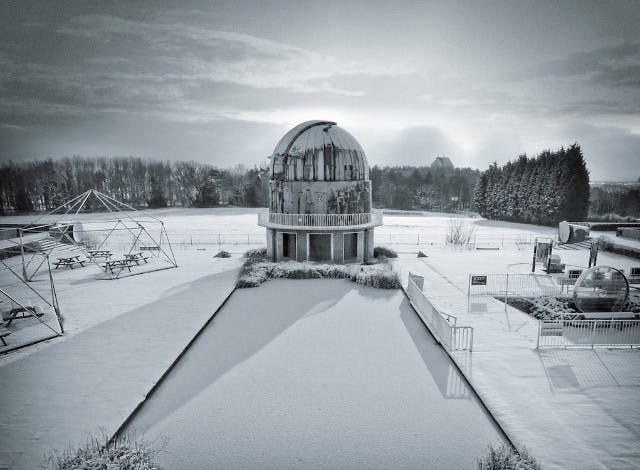 The observatory at Herstmonceux. Credit: The Observatory Science Centre The observatory at Herstmonceux