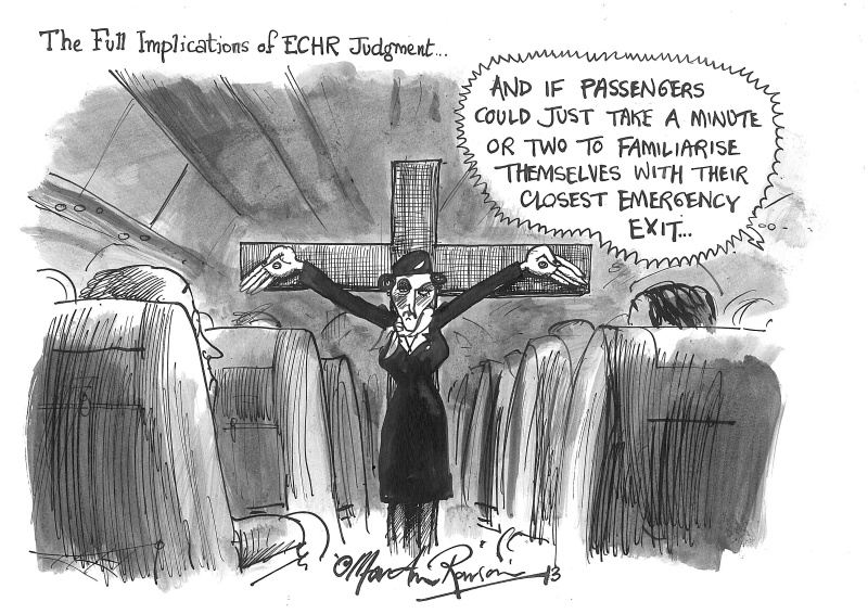 Martin Rowson cross judgement cartoon