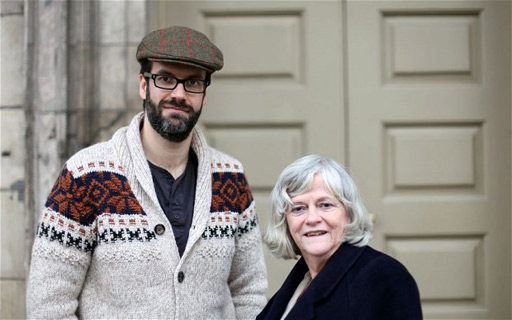 Ann Widdecombe and comedian Marcus Brigstocke Ann Widdecombe