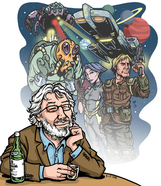 Illustration: Mark Poutenis Iain Banks's Universe by Mark Poutenis