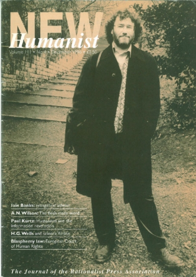 Iain Banks New Humanist cover
