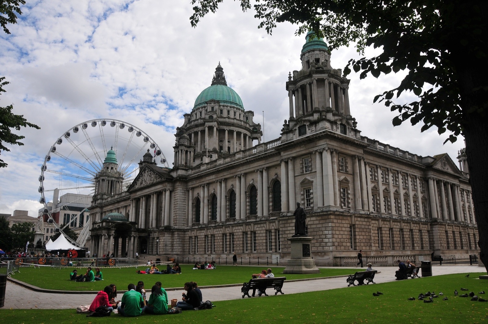 Belfast City Hall and Big Wheel