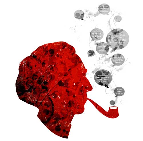 Bertrand Russell by Gary Neill