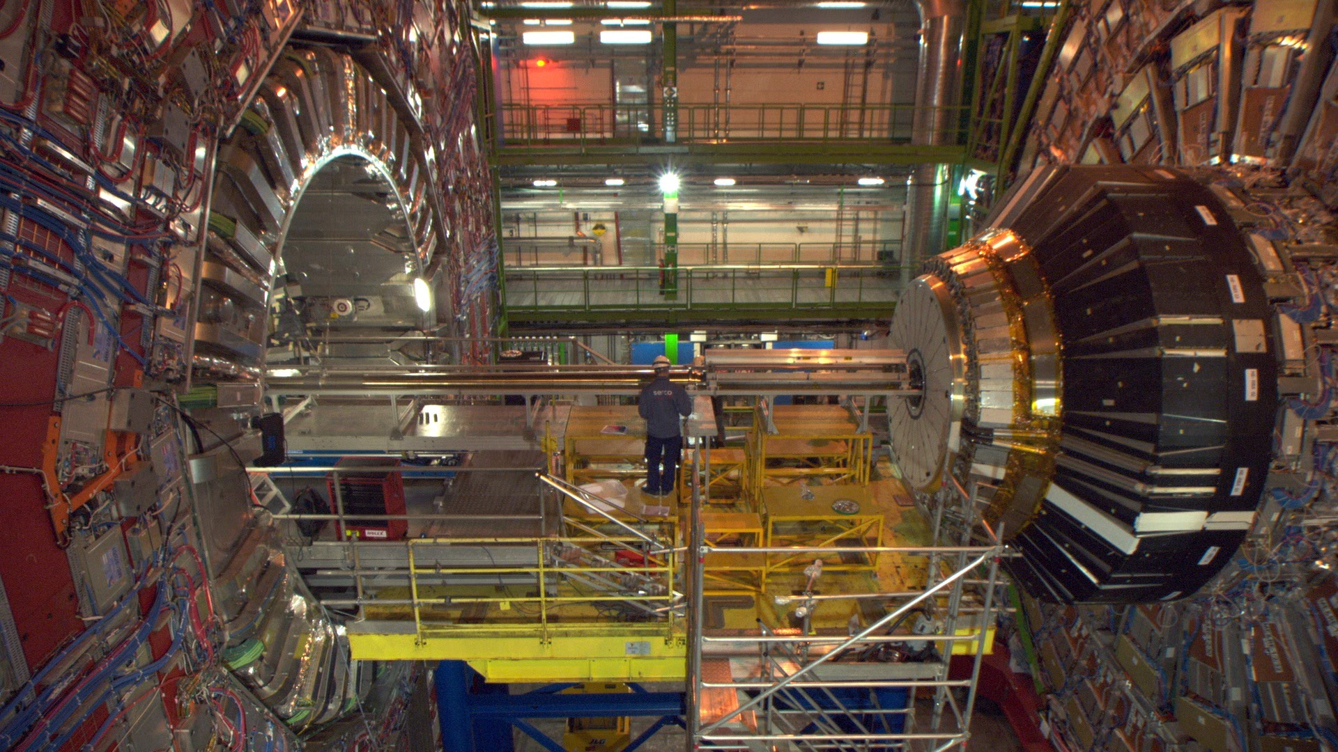 The Large Hadron Collider (LHC) at Cern, Geneva. CERN