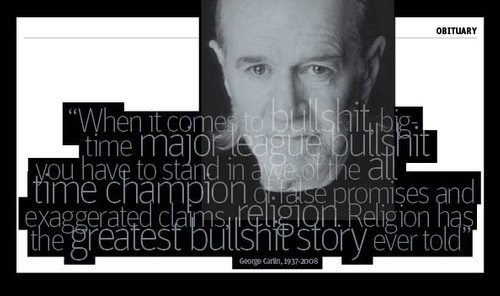 George Carlin on religion