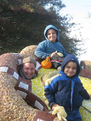 Danny Postel ansd his sons