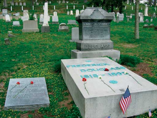 The tomb of Frederick Douglass The tomb of Frederick Douglass