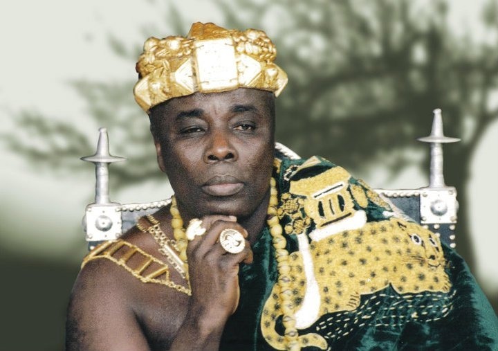 Okyenhene Osagyefuo Nana Amoatia Ofori Panin, traditional king of Akyem Abuakwa, Ghana. King of Akyem Abuakwa,Ghana