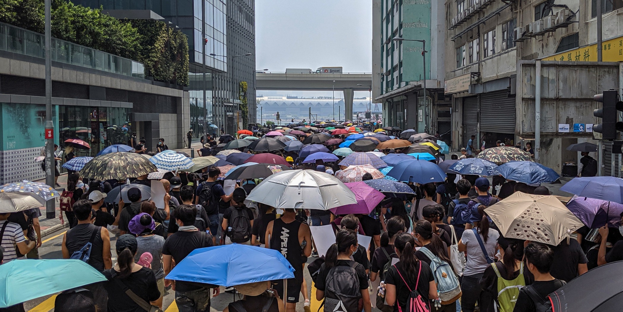 The Kwong Tong March, part of the anti-extradition bill protests Hong_Kong_protests_-_Kwong_Tong_March_20190824_-_IMG_20190824_134657