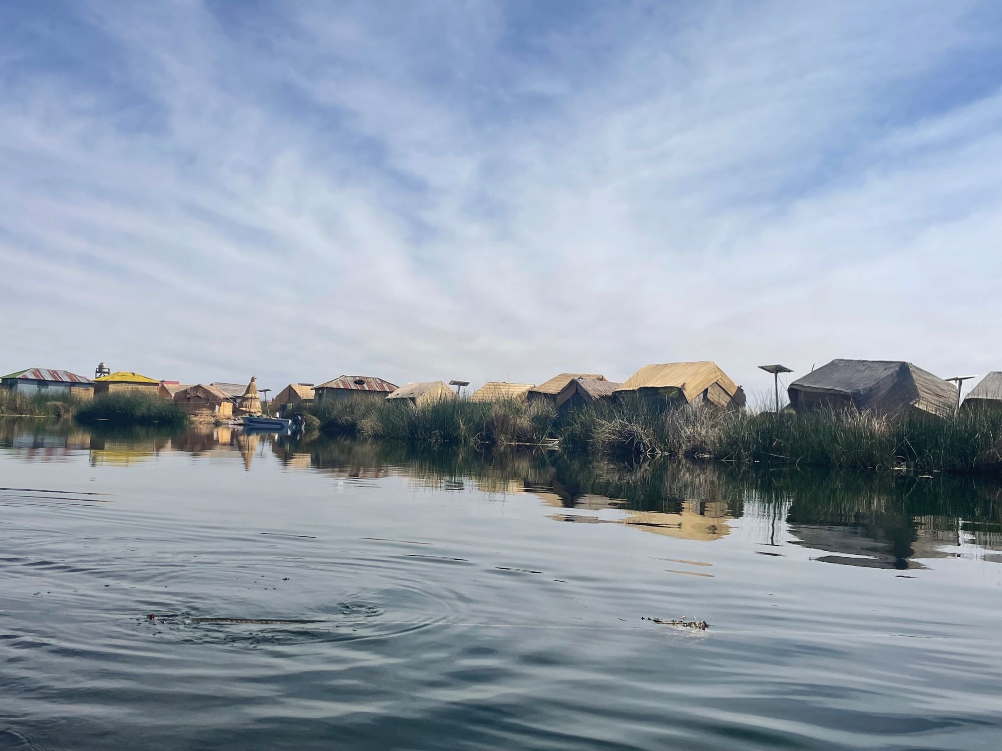 The Uros Islands today. Credit: Tim Brinkhof