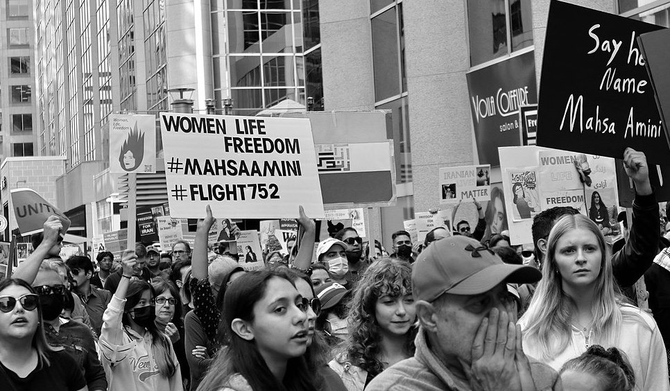 Protests in solidarity with Mahsa Amini in Ottawa, Canada (September 25, 2022). Credit: Taymaz Valley Protests in solidarity with Mahsa Amini in Ottawa (September 25, 2022). Credit: Taymaz Valley