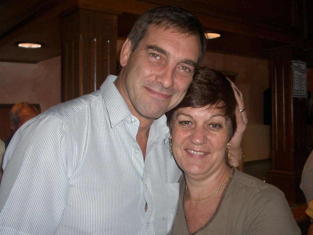 Tony Nicklinson pictured with his wife Jane before the stroke that left him paralysed