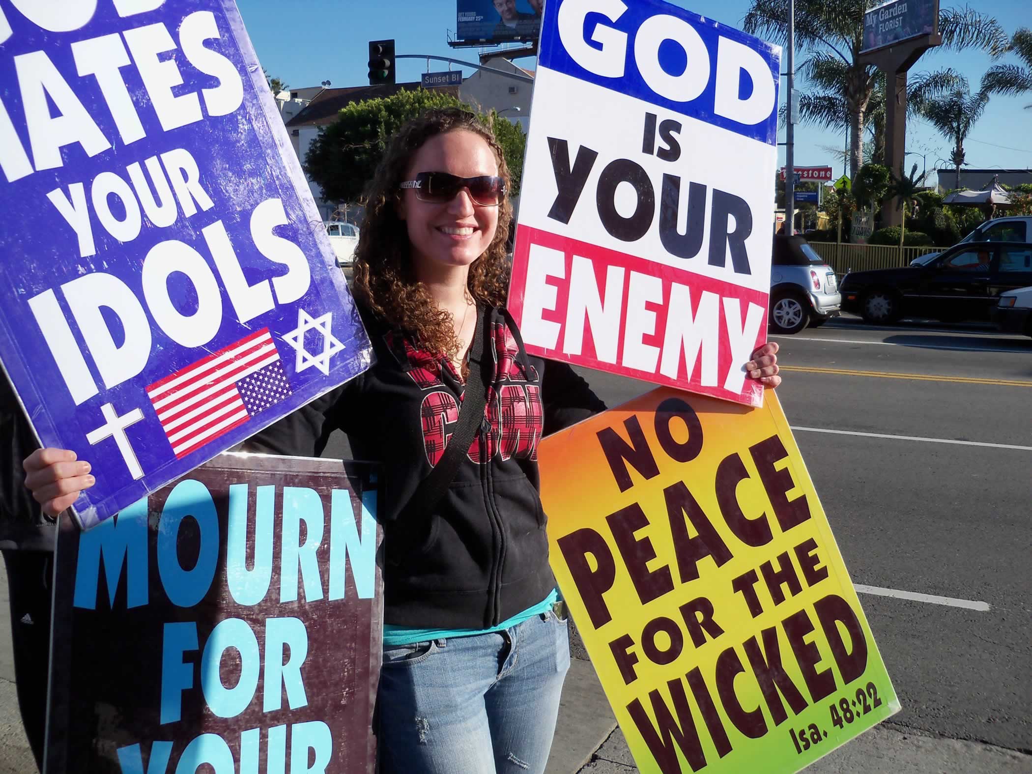 Megan Phelps-Roper grew up in the Westboro Baptist Church and became a leading figure, before walking away in November 2012 Megan Phelps