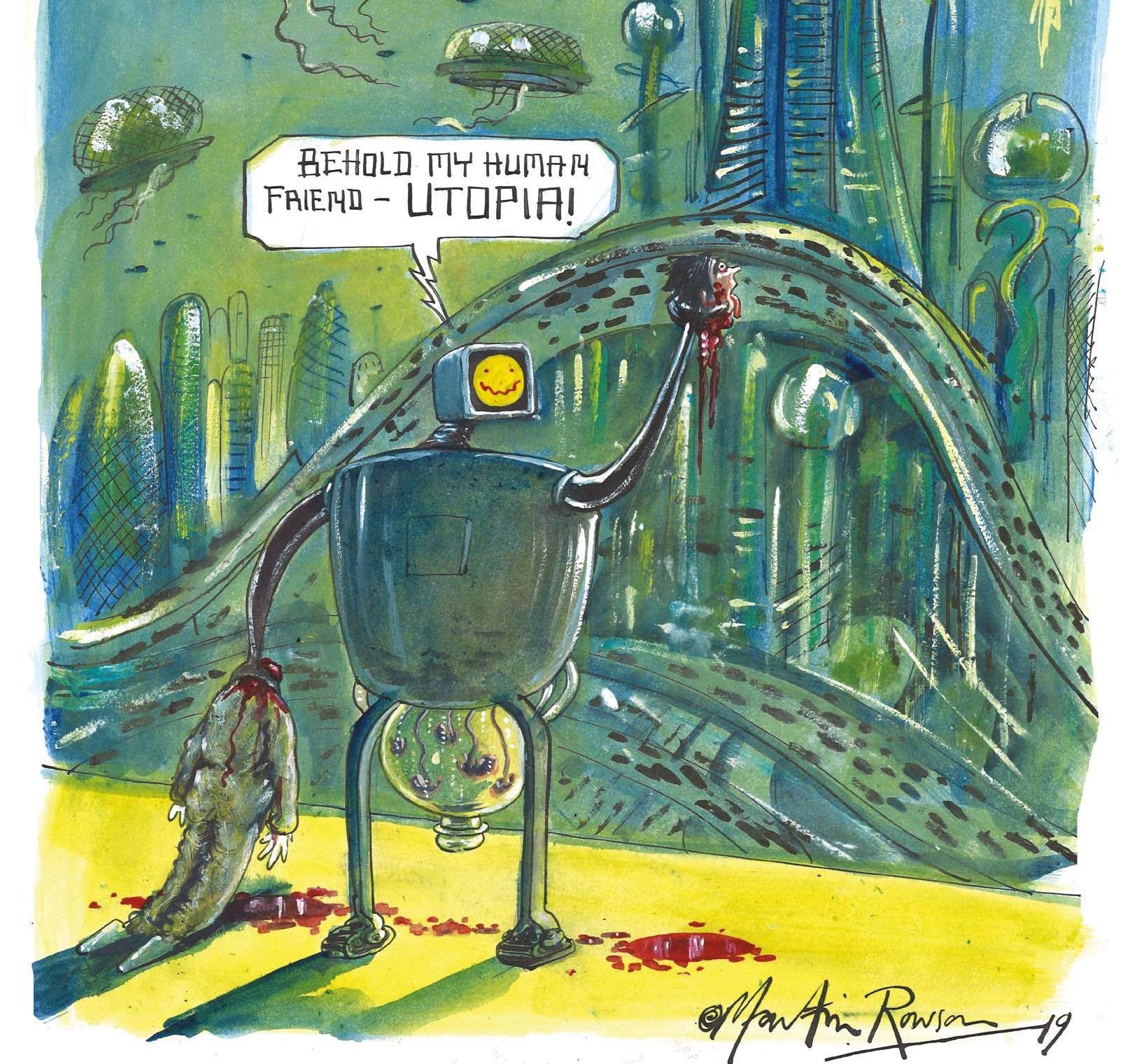 Illustration by Martin Rowson Martin Rowson illustration
