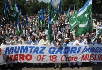 Demonstration in support of Salmaan Taseer's killer