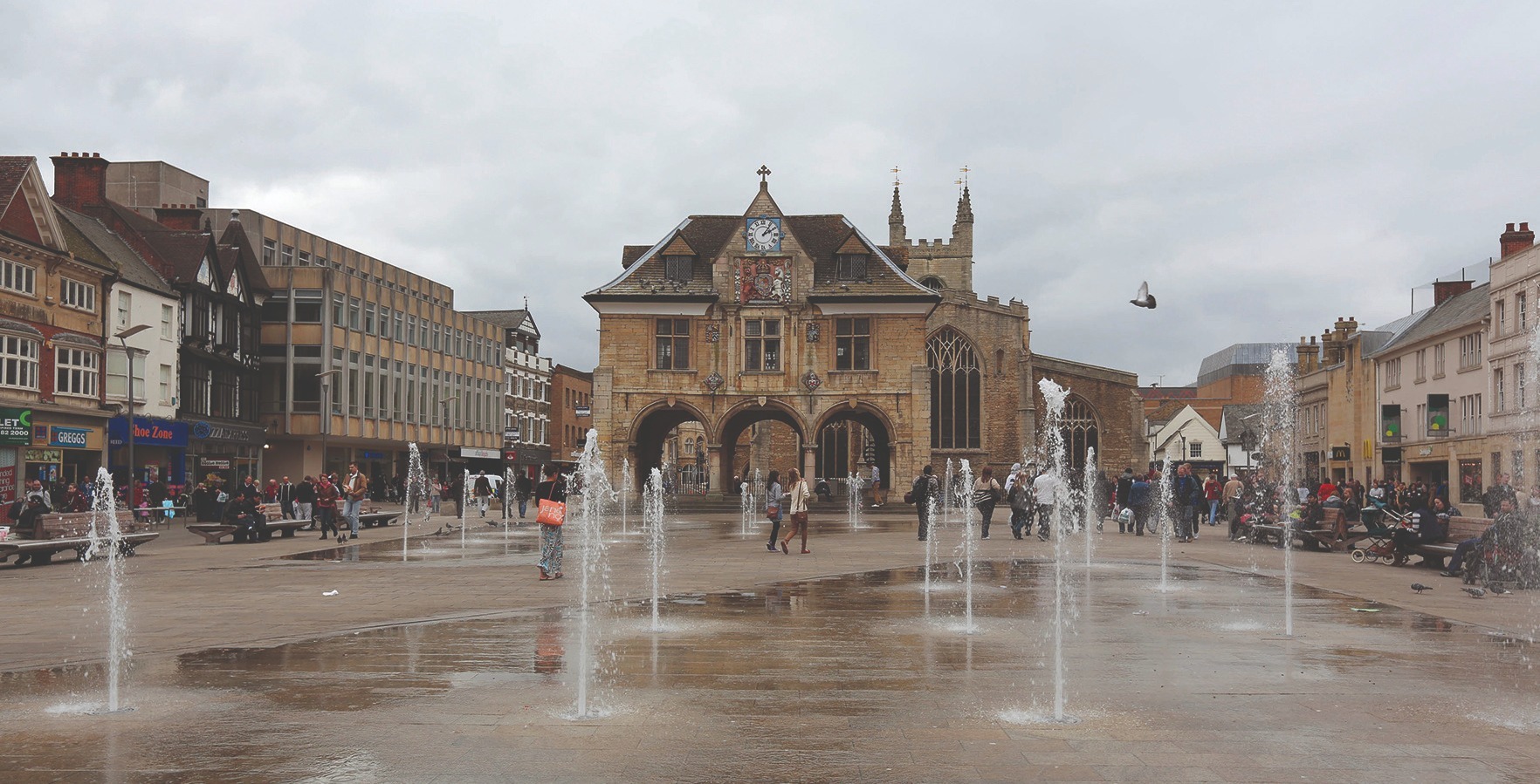 Peterborough’s main square Peterborough