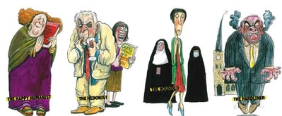 Martin Rowson's illustrations for What Kind of Humanist Are You?
