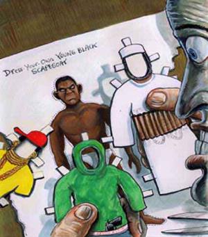 Martin Rowson's illustation for New Brotherhood by Caspar Melville