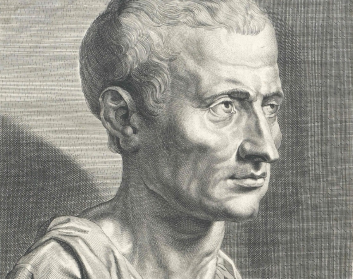 Marcus Tullius Cicero, who wrote Consolatio in 45 BC (Österreichische Nationalbibliothek - Austrian National Library) Cicero