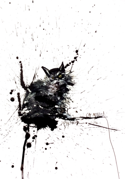Cat Mess by Ralph Steadman