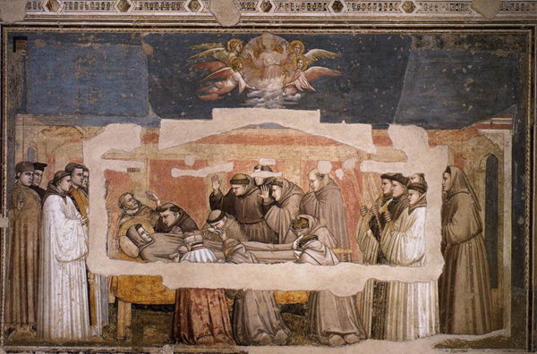 Giotto, The Death of St. Francis, c. 1325 (the-athenaeum.org) The Death of St Francis