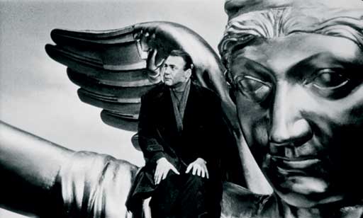 Bruno Ganz plays a guardian angel in Wings of Desire (1987) Wings of Desire