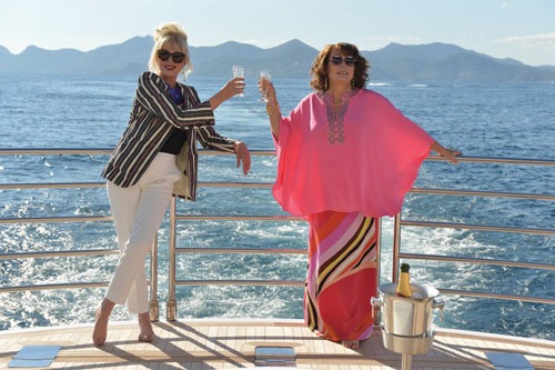 Joanna Lumley and Jennifer Saunders in Absolutely Fabulous: The Movie Ab Fab