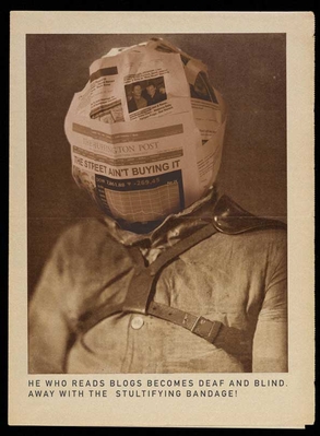 Pastiche of John Heartfield montage by Nick McKay