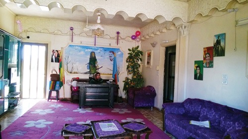 Inside a “house of women”, one of Rojava’s centres for political and social organisation and support Gupta