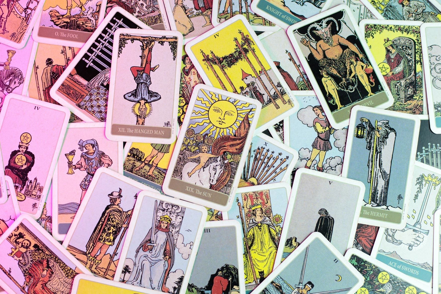 'How far are these books mere fantasies?' Tarot cards