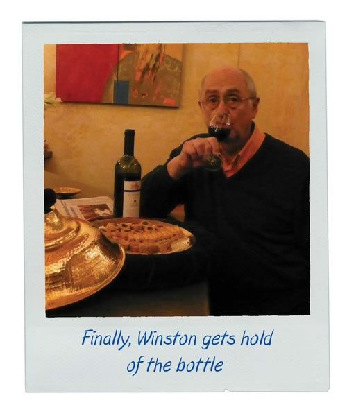 Finally Winston gets hold of the bottle