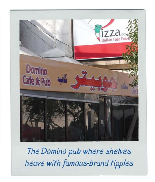 The Domino pub where shelves heave with famous brands