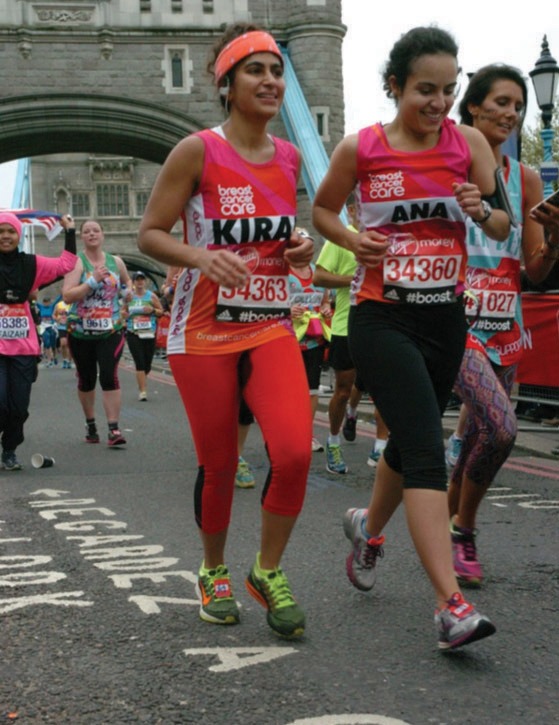 Kiran Gandhi ran the 2015 London Marathon while on her period marathon