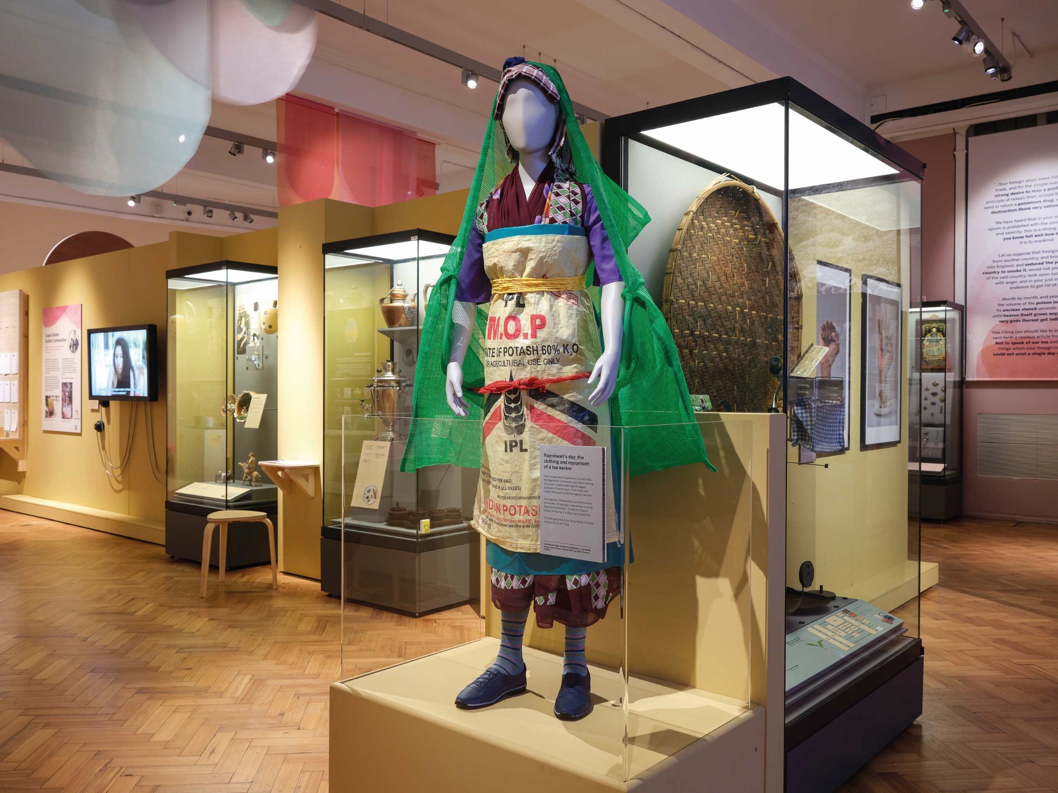 The “茶, चाय, Tea” exhibition is at the Horniman Museum and Gardens, London, until 7 July The “茶, चाय, Tea” exhibition is at the Horniman museum, London, until 7 July