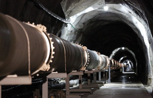 A cryogenic gravitational wave telescope under construction in Hida, Japan Waves